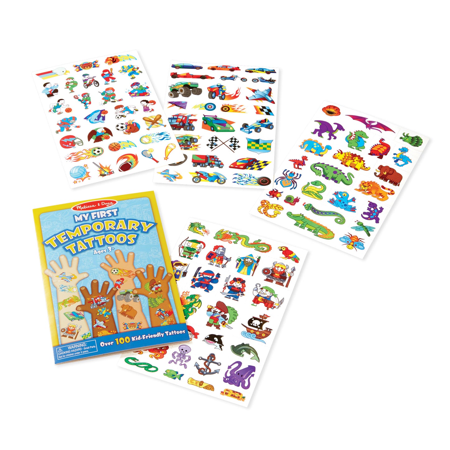 Melissa & Doug Temporary Tattoos | 100+ Kid-Friendly Designs