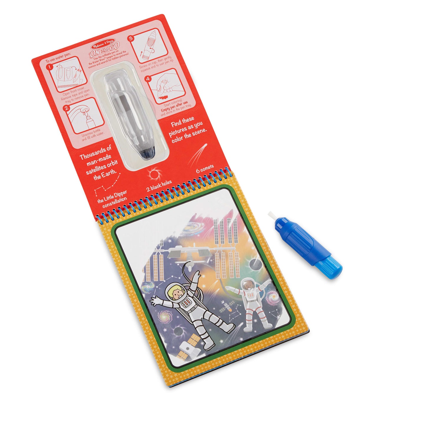 Melissa & Doug Water Wow! Space | Mess-Free Travel Activity