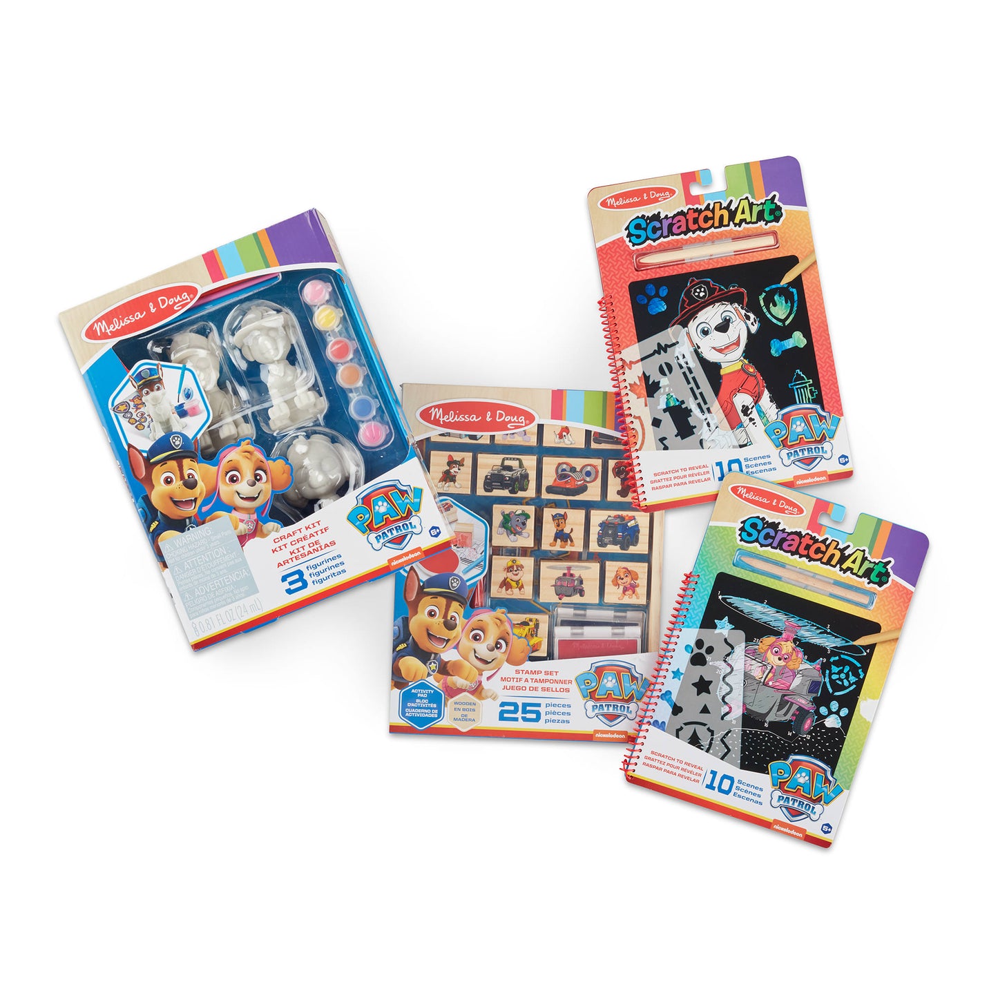 Melissa & Doug Scratch Art Pad | PAW Patrol Skye Theme