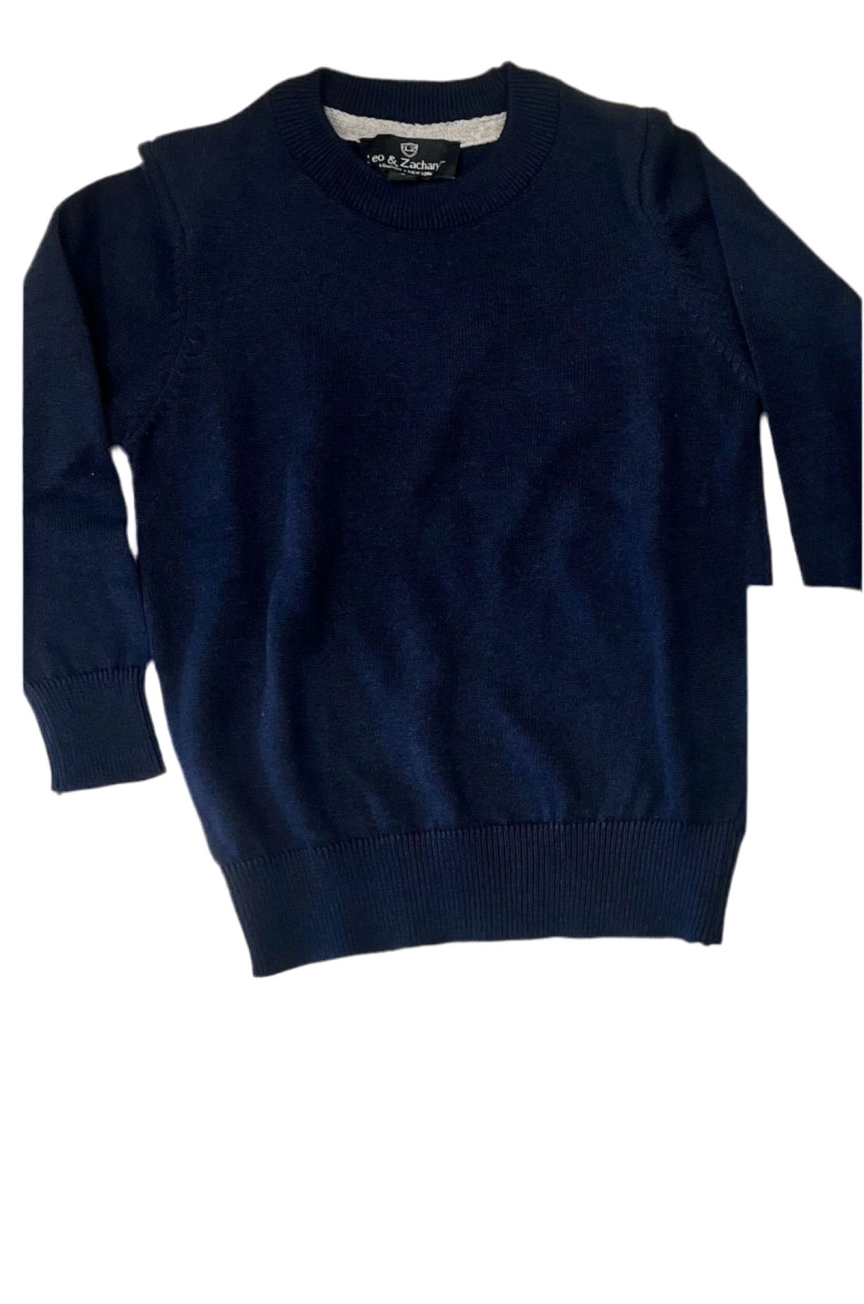 Leo and Zachary navy sweater