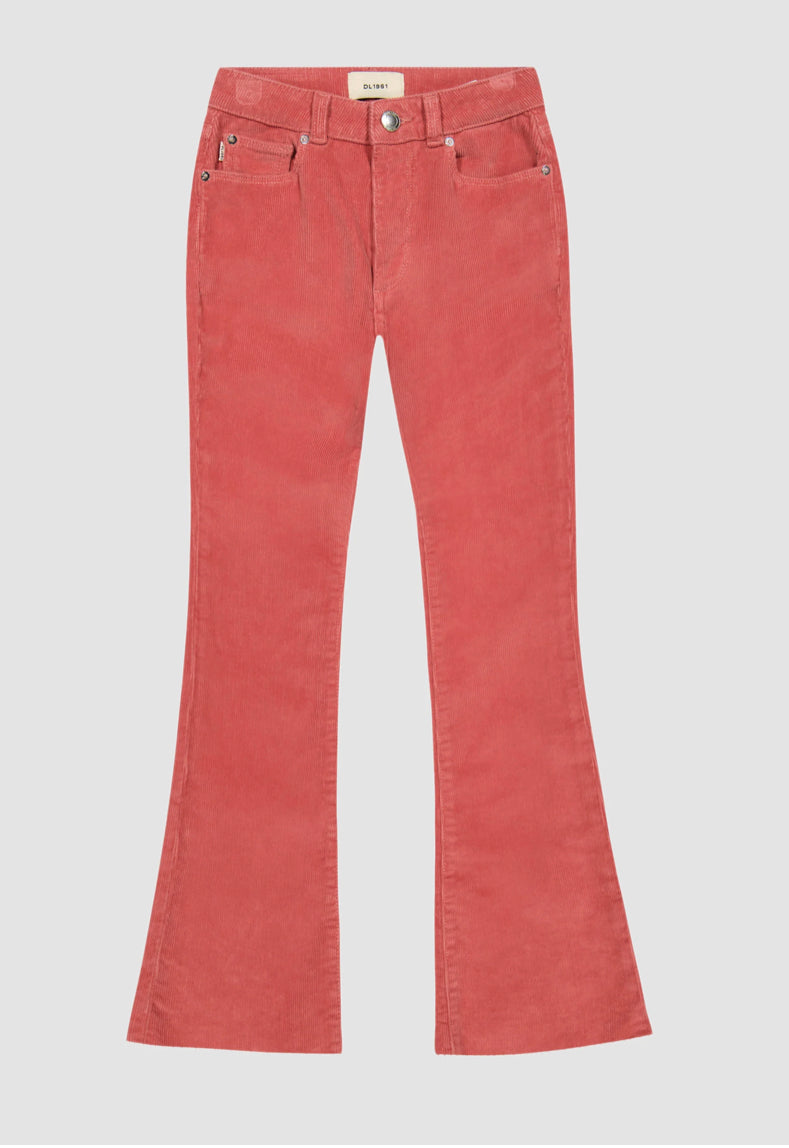 DL1961 - Claire High Rise Bootcut, Deep Blush Corduroy