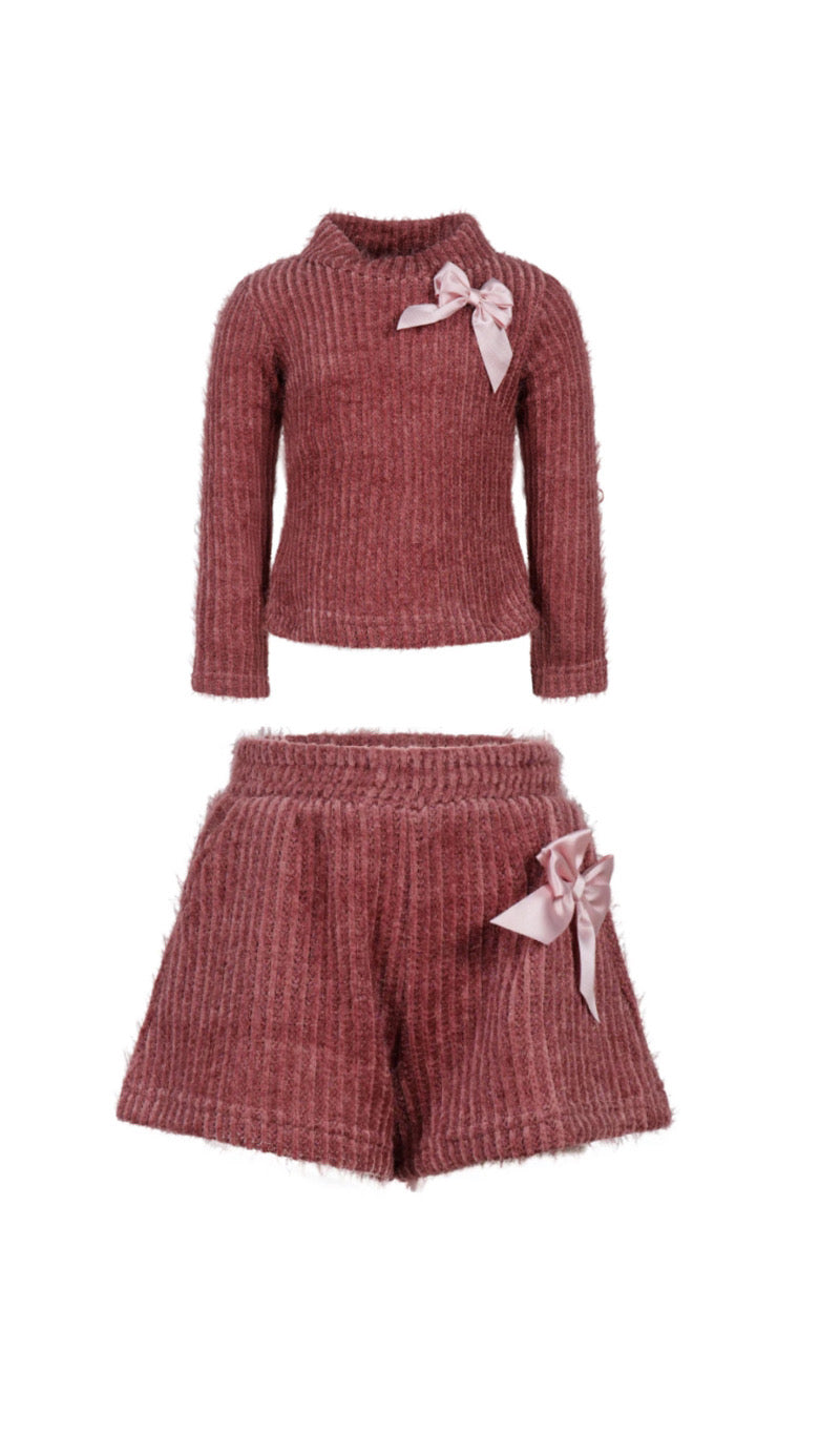 Fun and Fun - Maglia Dark Pink Set