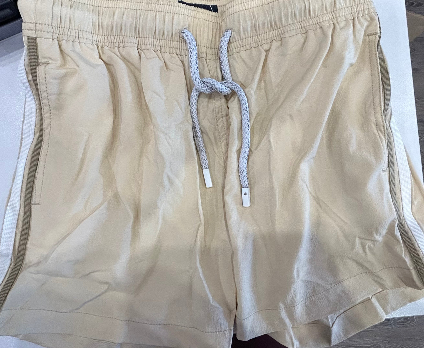 Pier St Barths - Men’s Dark Cream Swim Shorts