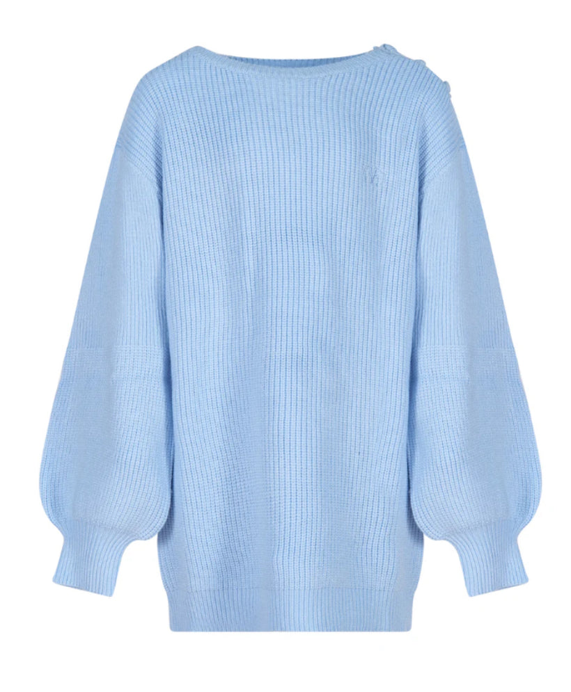 FUN AND FUN SKY SWEATER DRESS