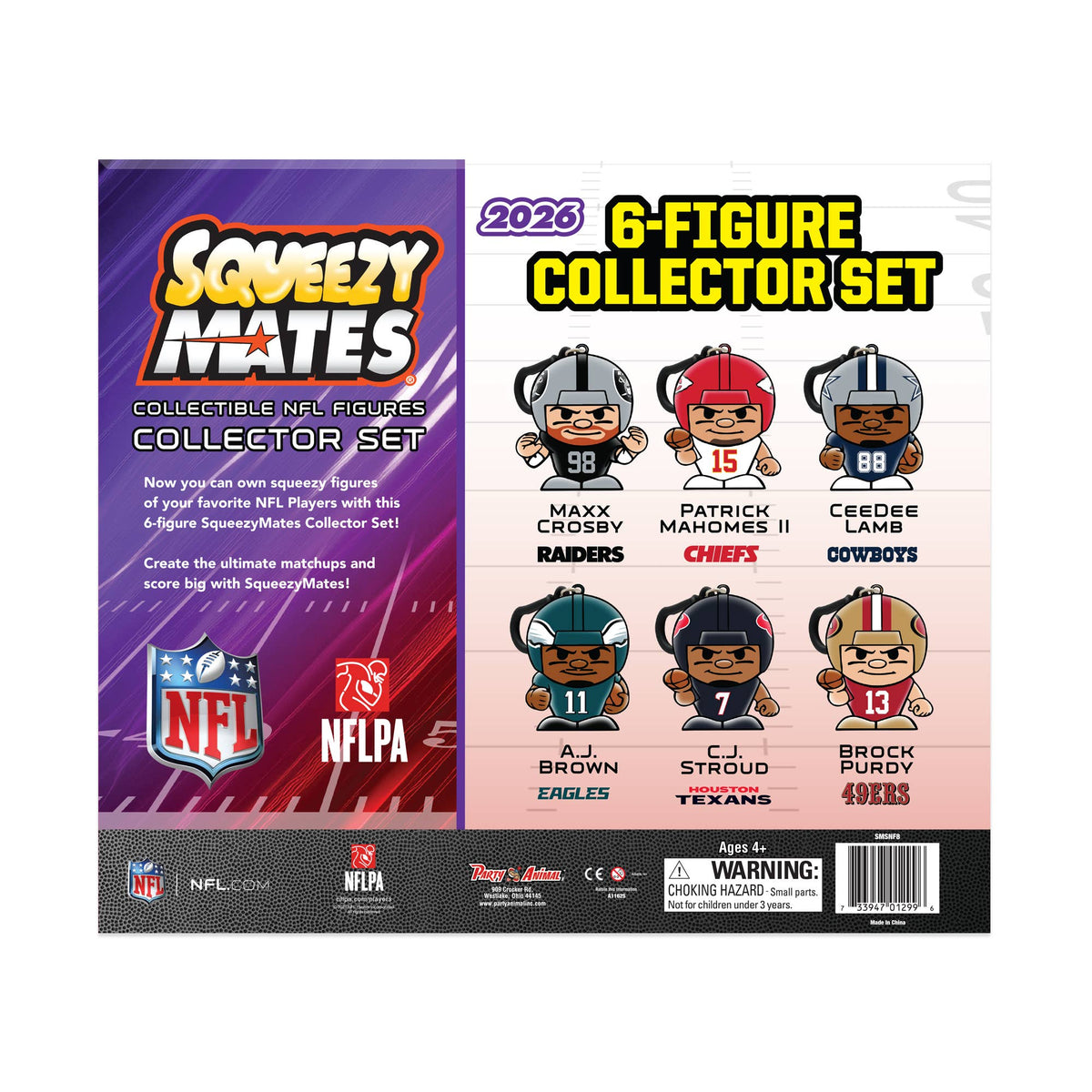 Party Animal - NFL SqueezyMates 6-Figure Set