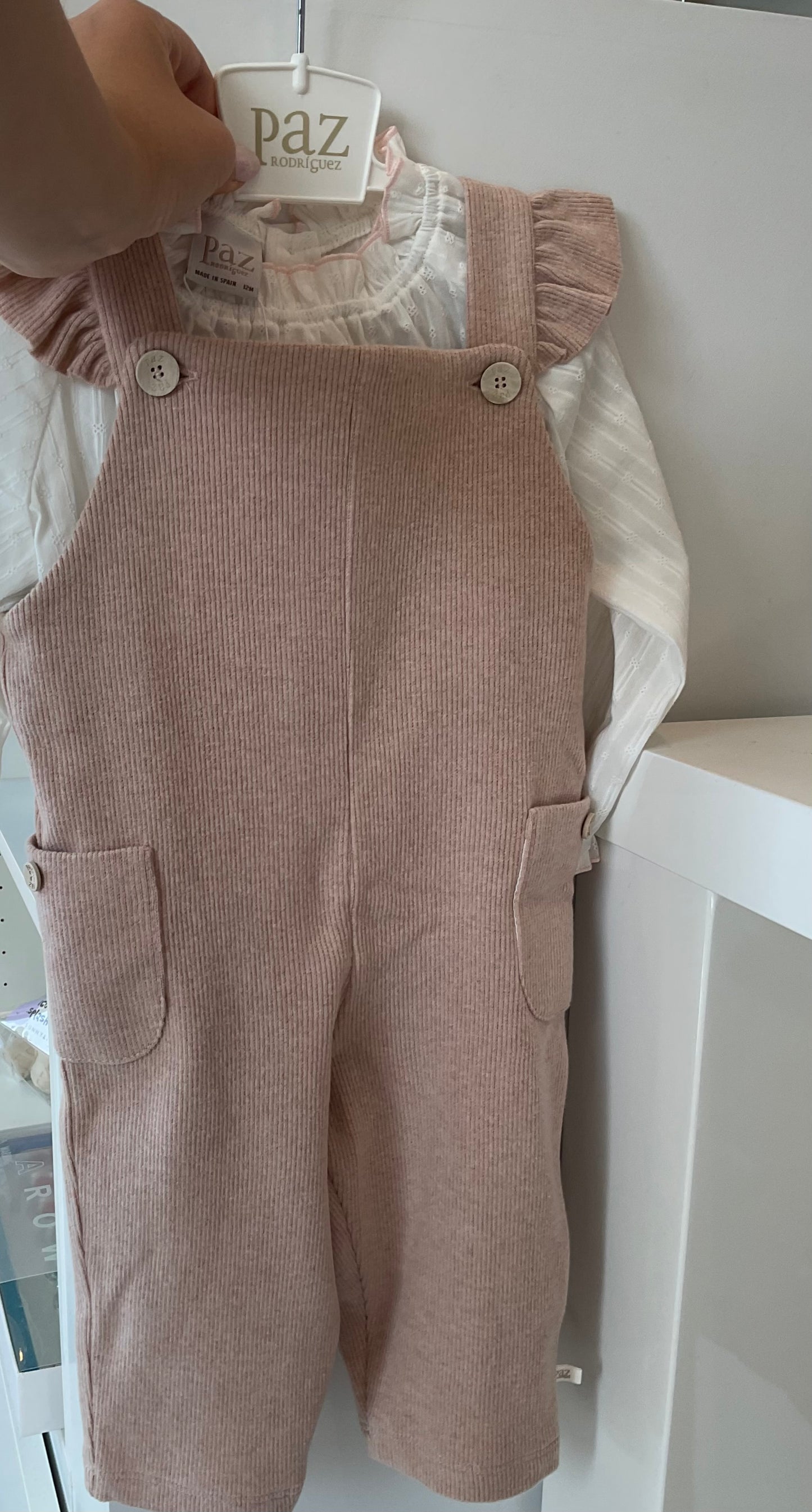 Paz Rodriguez Knit Newborn Trousers and blouse Hadas 007-192087