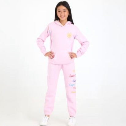 Vintage Havana - Destination Hoodie with Crochet Whip Stitch & Jogger, Pirouette