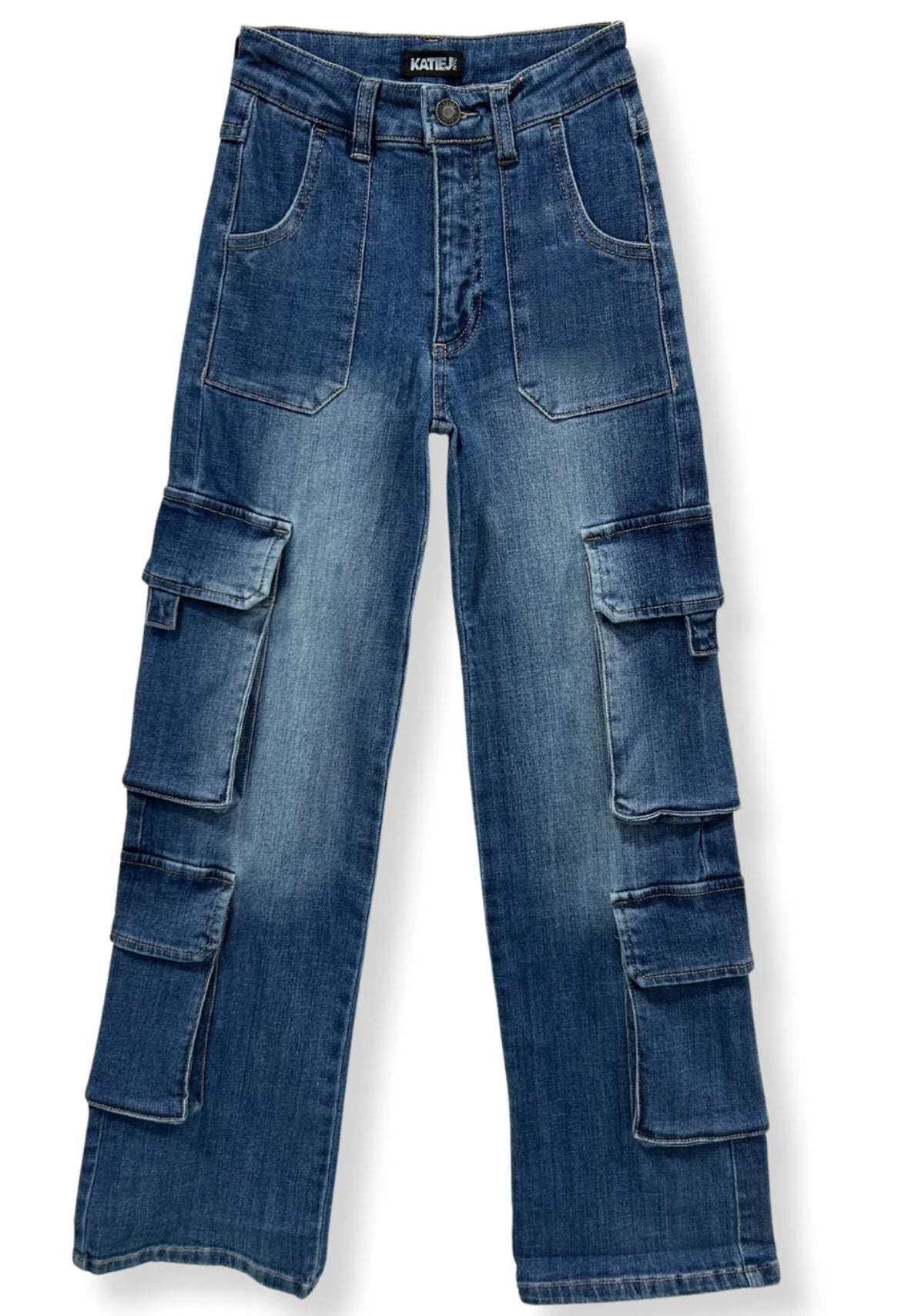 Katie j mid wash denim
