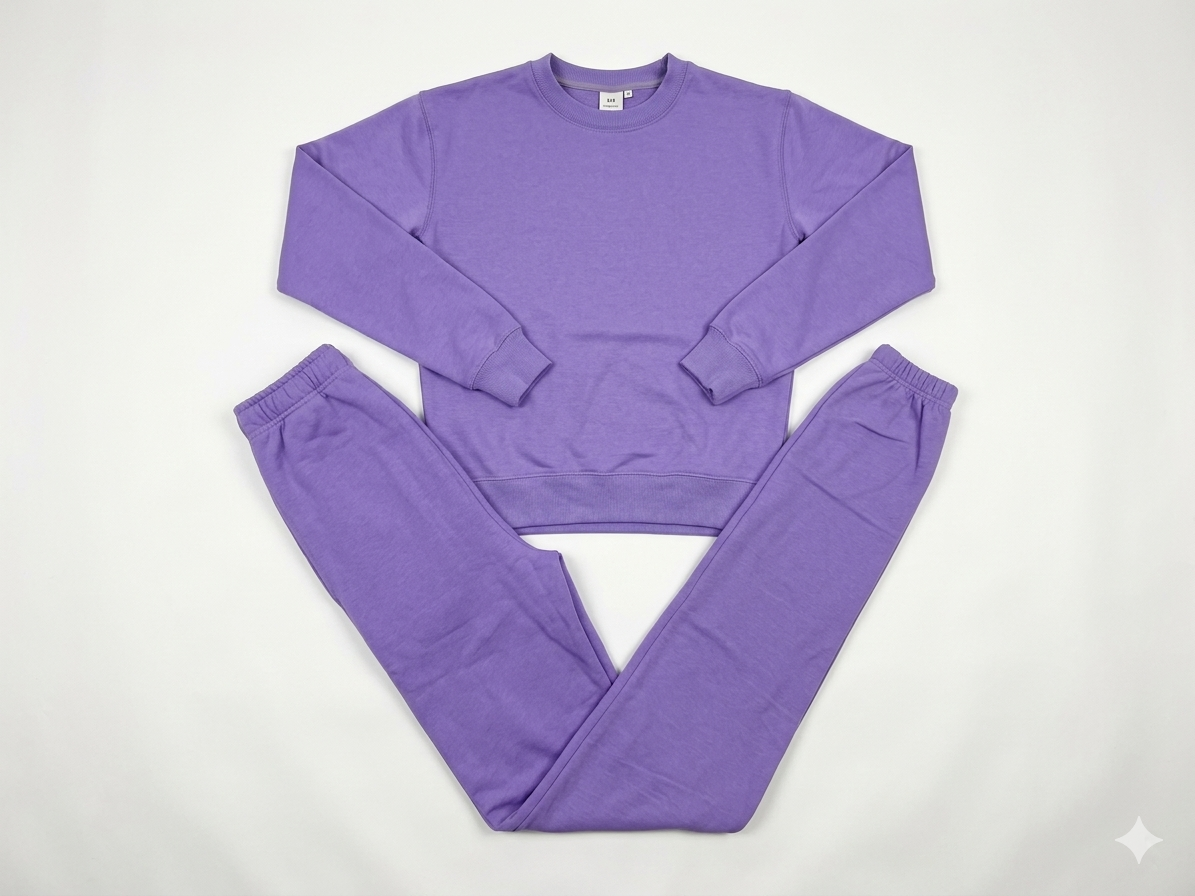 Suzette - Cloud Oversized Sweatshirt & Joggers, Violet Crush