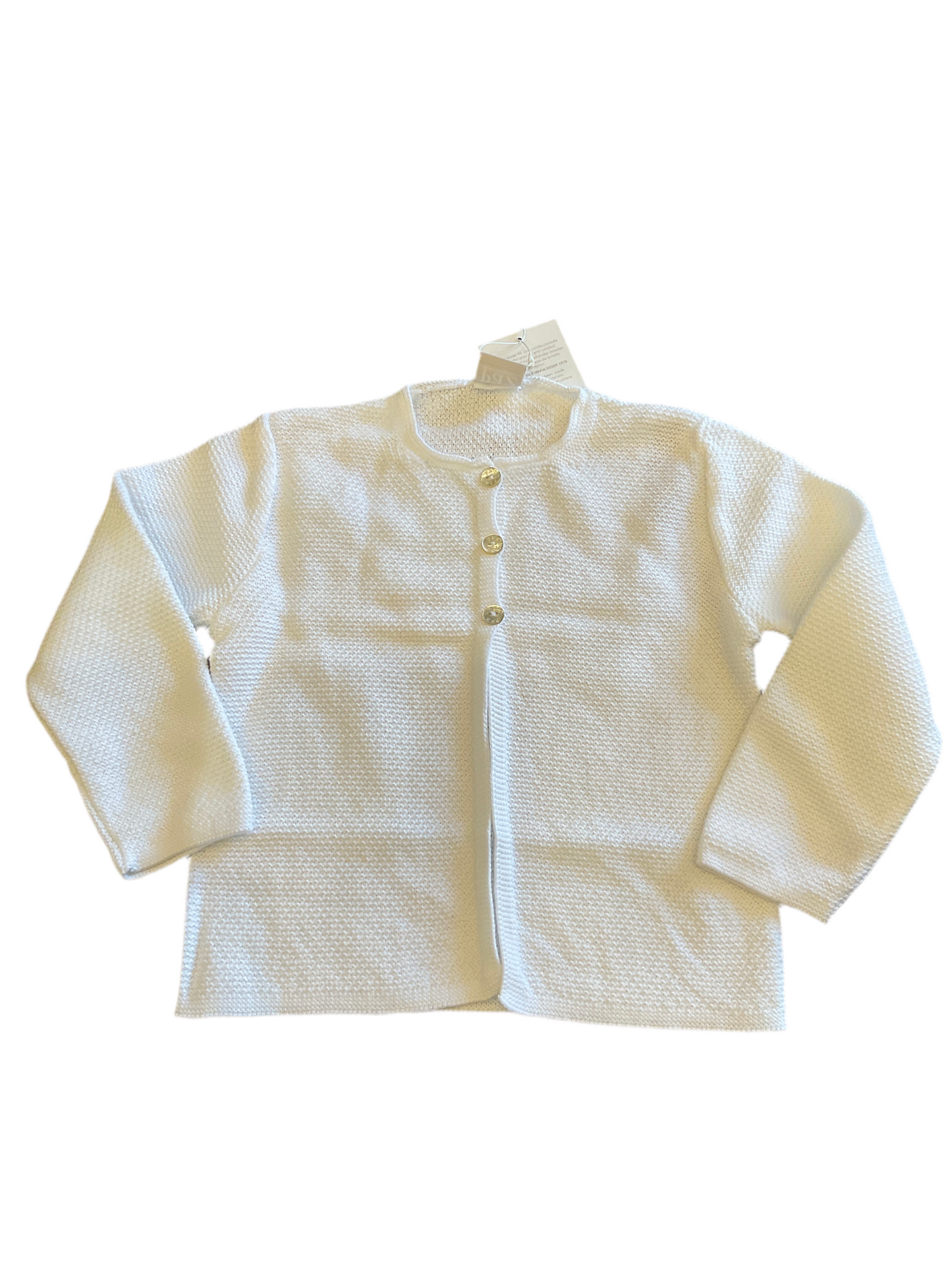 Paz Rodriguez Esencial Knit Newborn Cardigan 001-121663