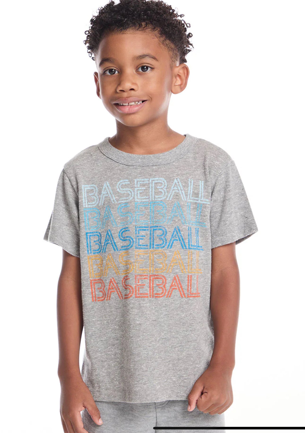 Chaser Baseball Boys Short Sleeve Crew Neck