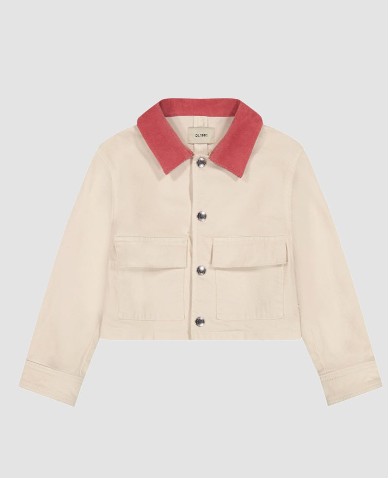 DL1961 - Manning Jacket, Ecru Blocked