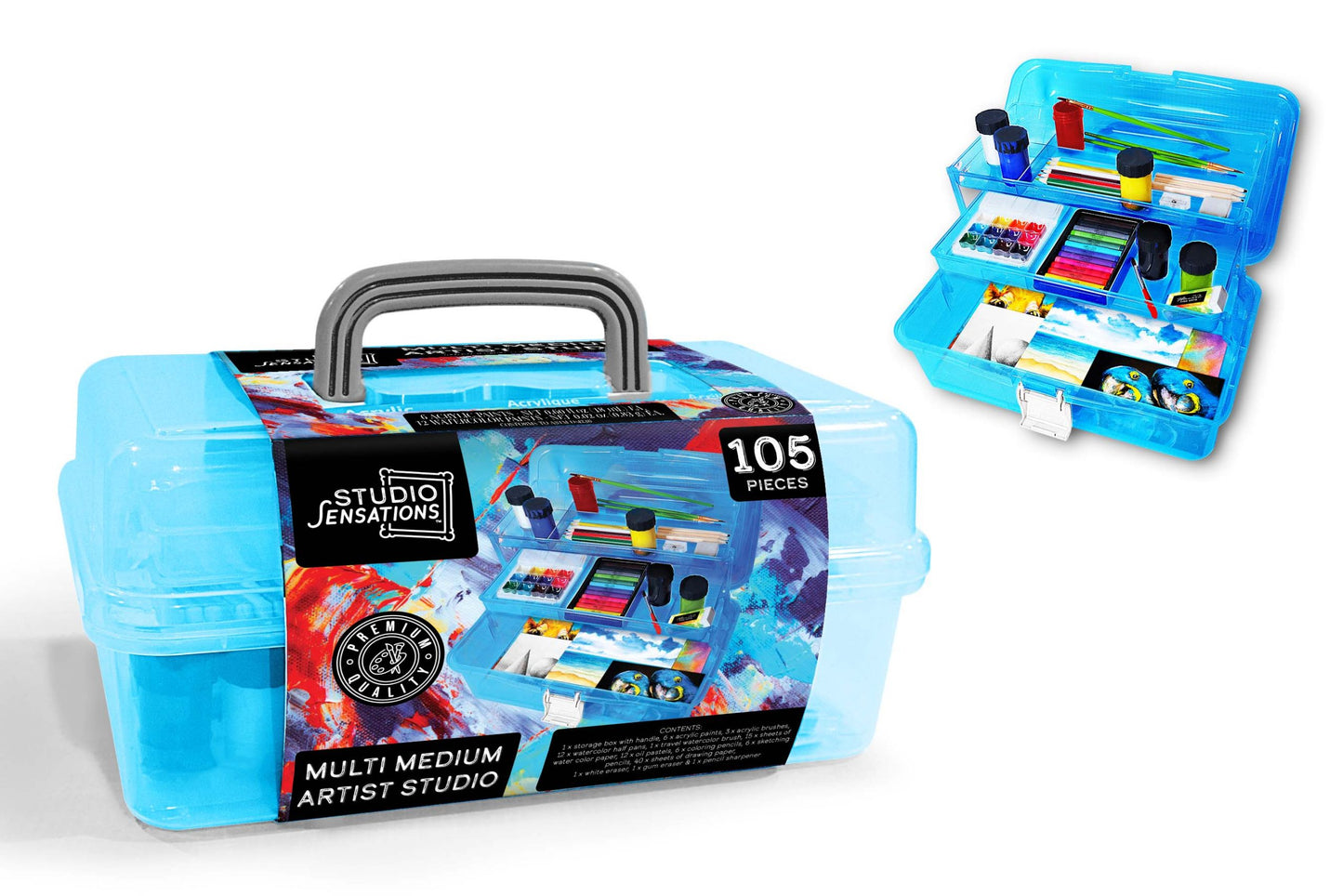 Anker Play 105 Pc Multi-Medium Artist Studio