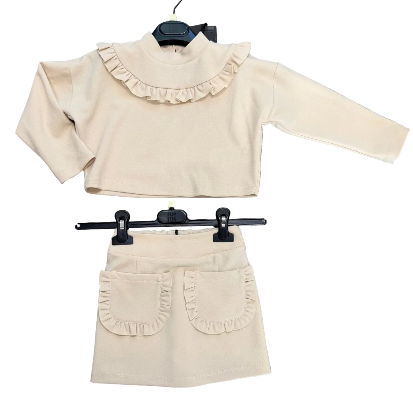FUNFUN - Top & Skirt Set, Panna