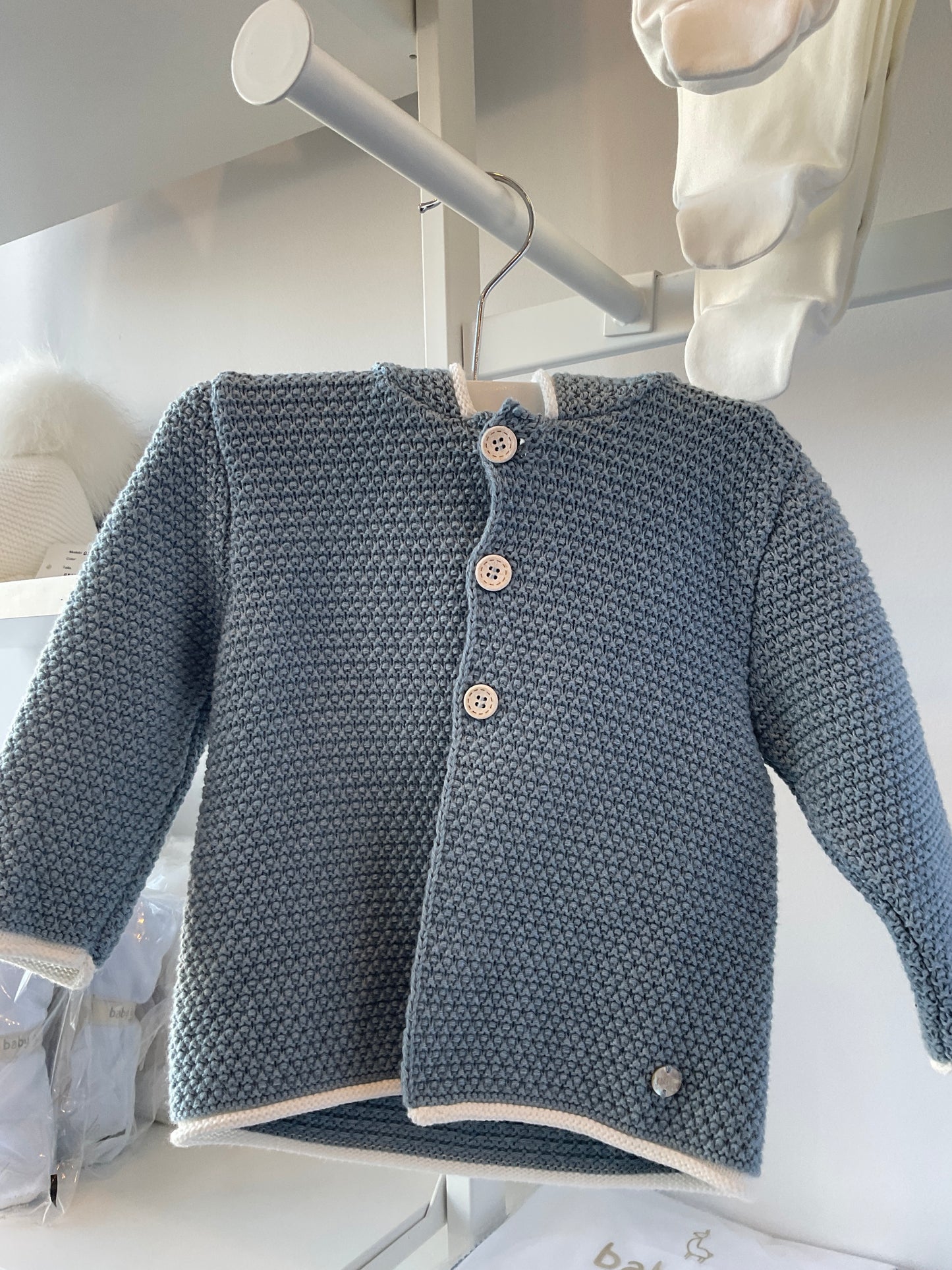 Paz Rodriguez Espacio Coat Knitted Newborn | Shop Today