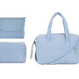 TRVL Quilted Stroller Bag Bundle in Pimlico Stripe Chambray + Changer Mat + Everyday (3 Piece)