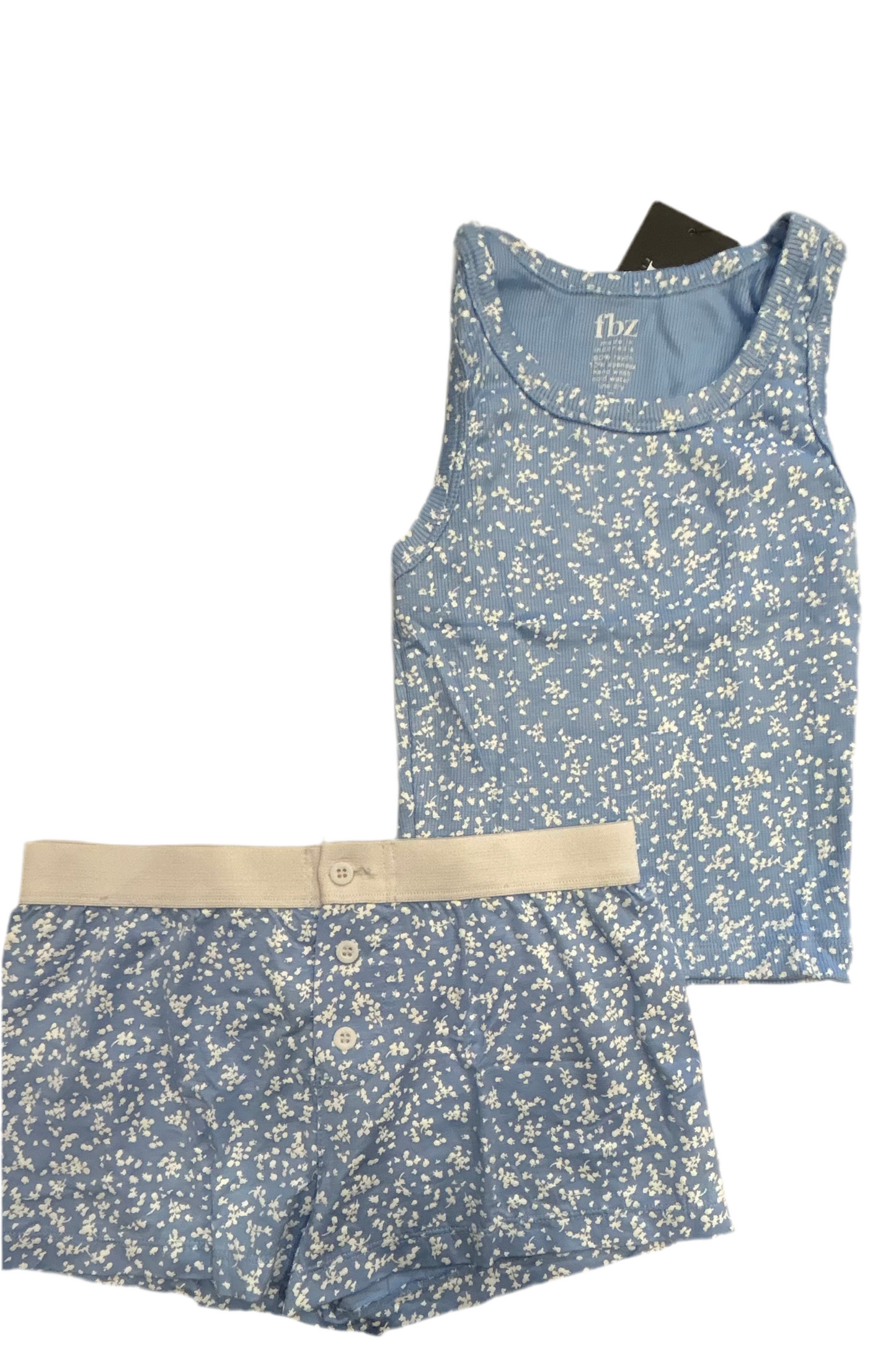 FBZ - Blue Floral Shorts Set