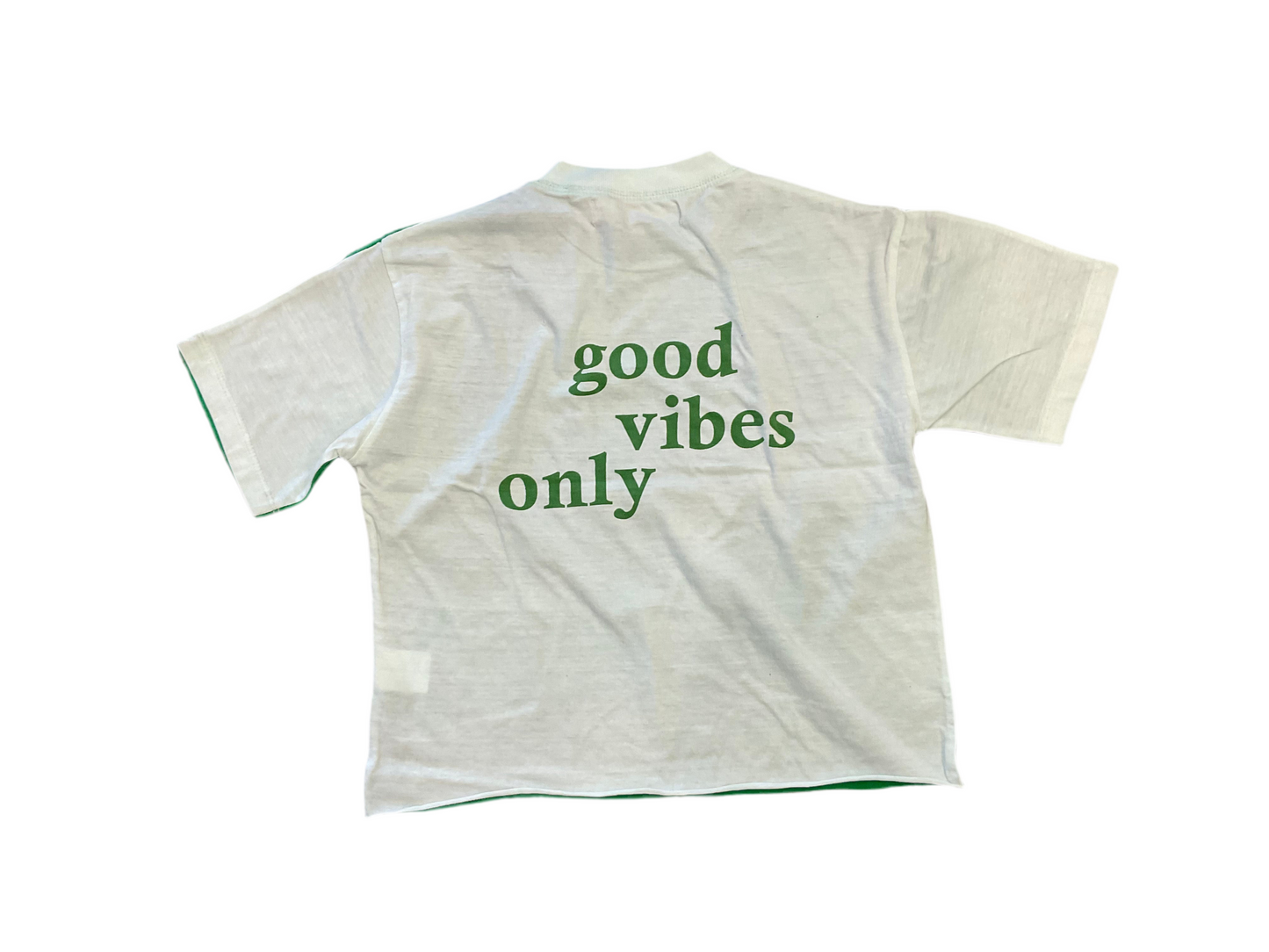 Vintage Havana lightening bolt good vibes only tee