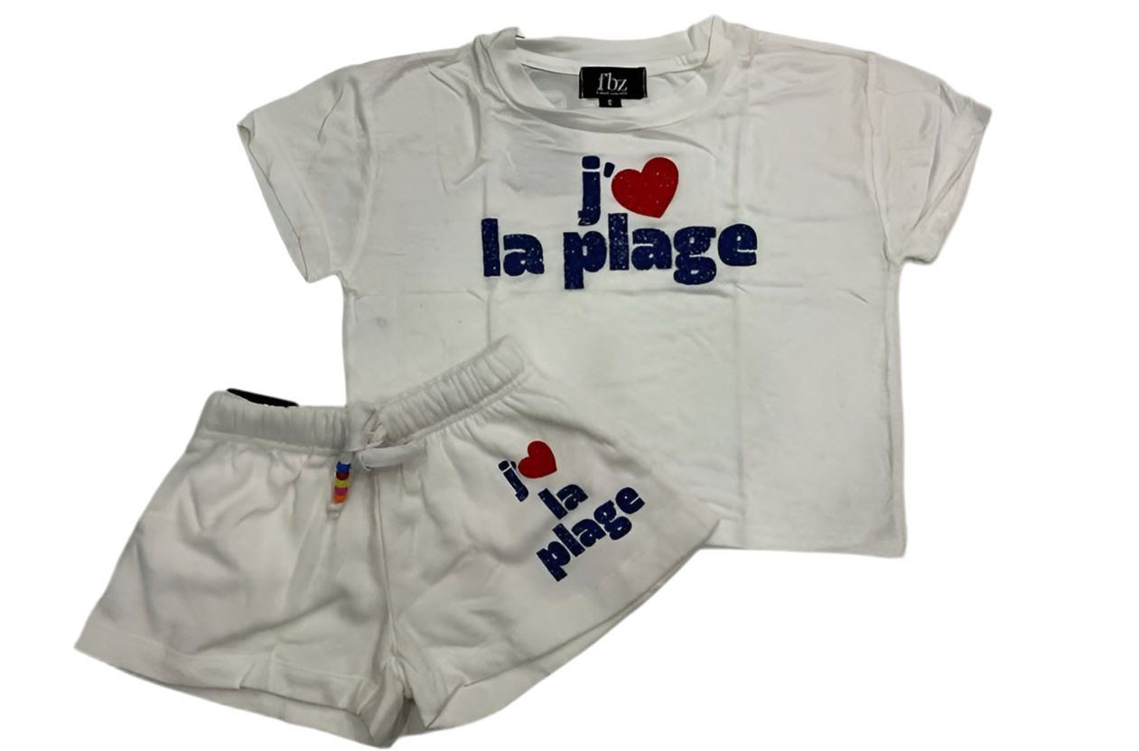 FBZ - J’aime La Plage Short Set