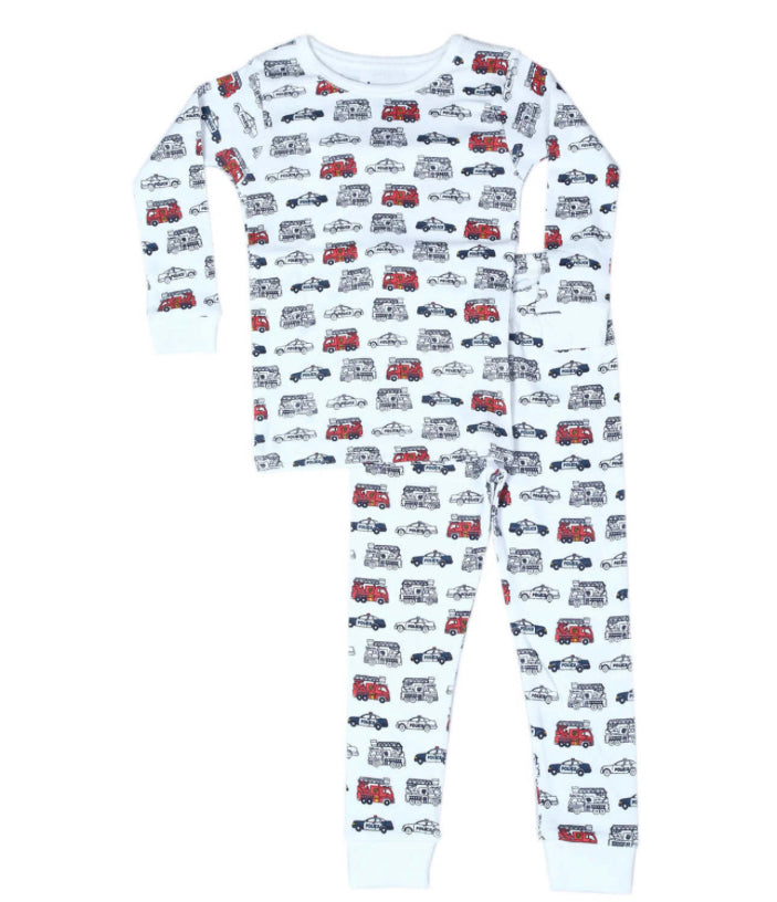 Baby Steps - 2pc Pajamas Local Heroes, White