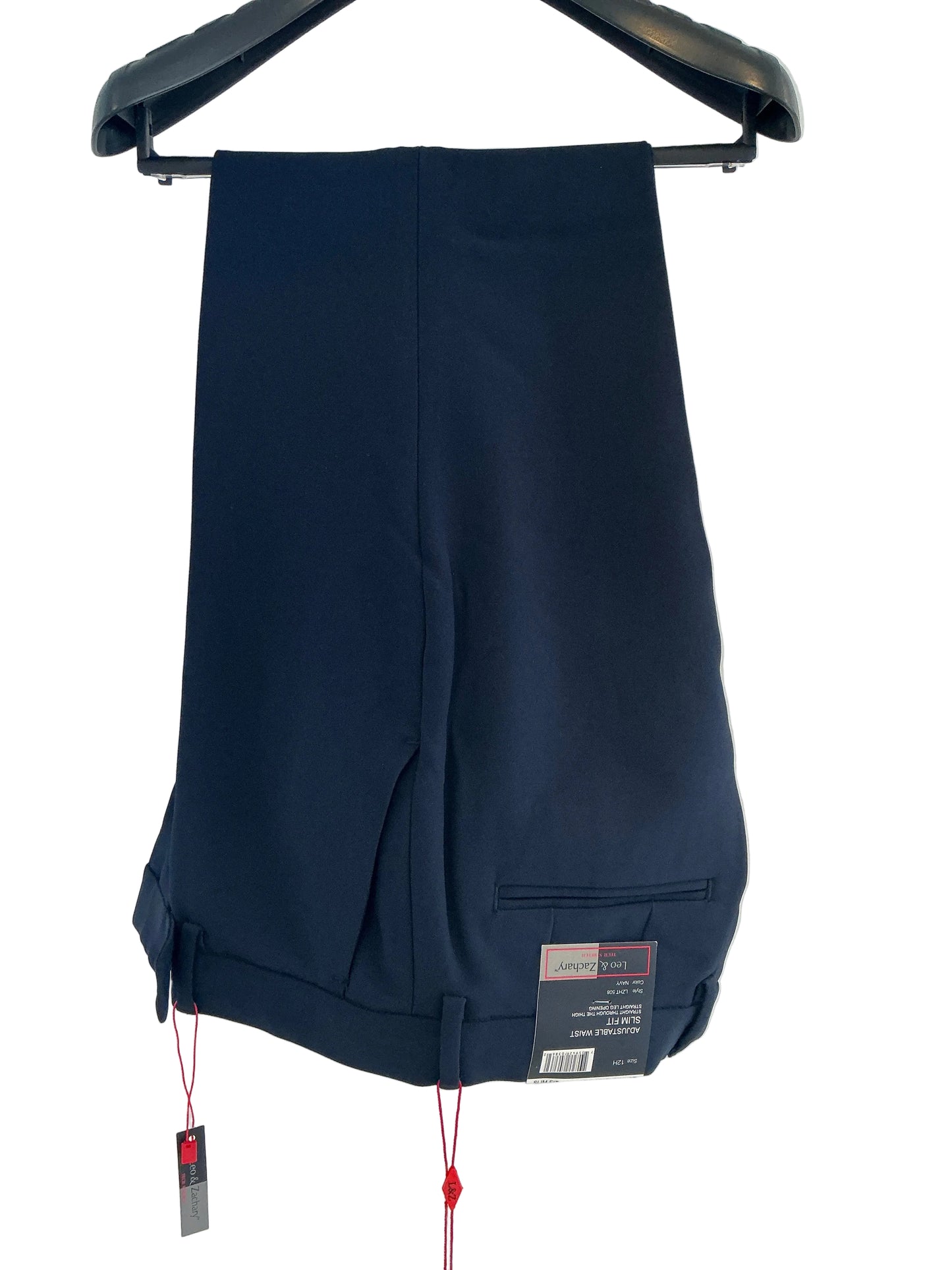 Leo and Zachary - Boys Husky Stretch Tech Pants, Navy