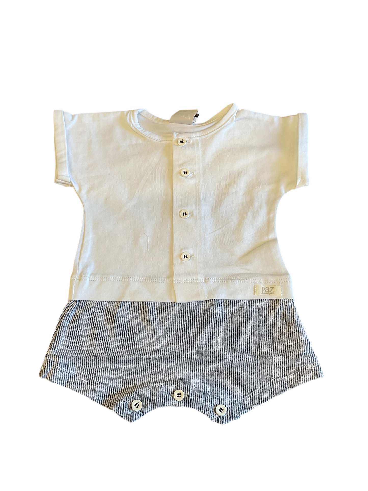 Paz Rodriguez Pazo Knit Newborn Romper 005-182685