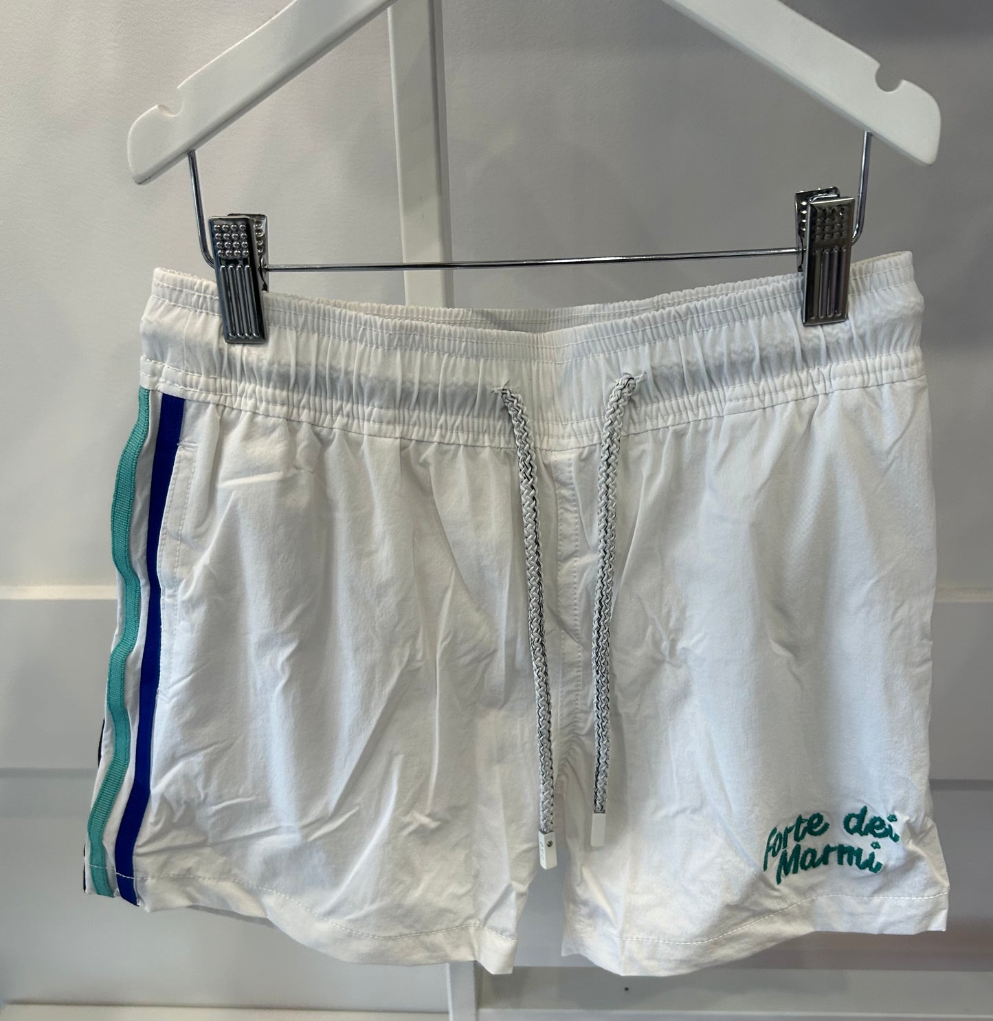 Pier St Barths - Men’s White Forte Swim Shorts
