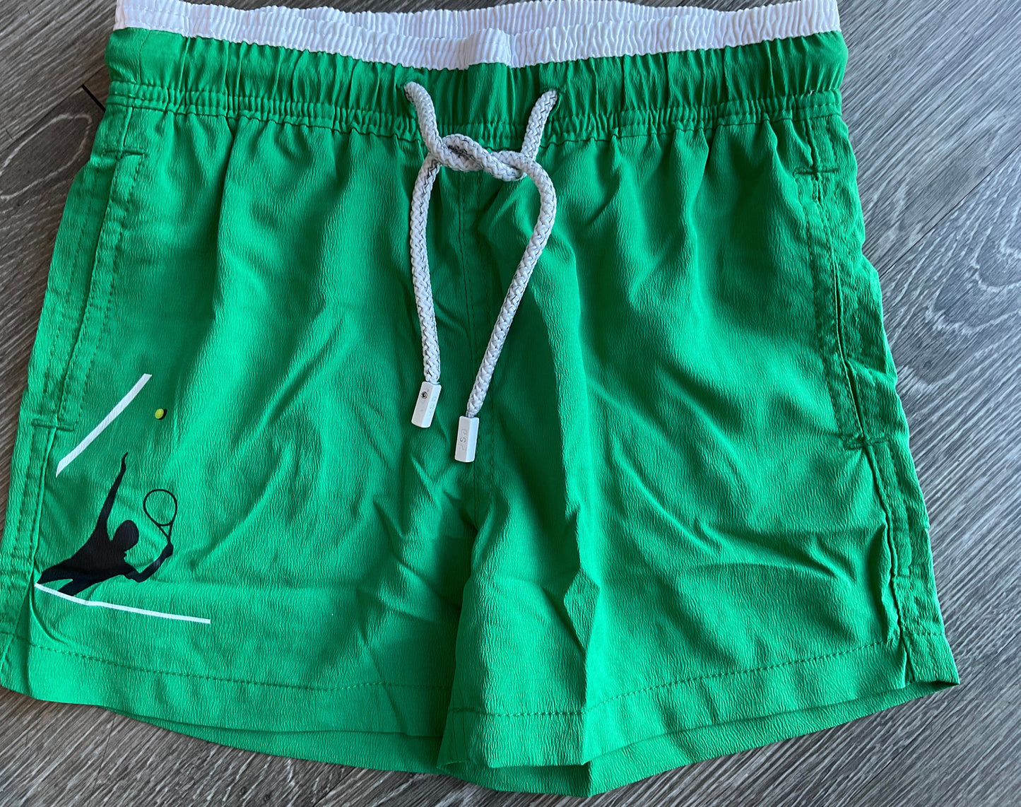 Pier St Barths - Men’s Green Tennis Swim Shorts