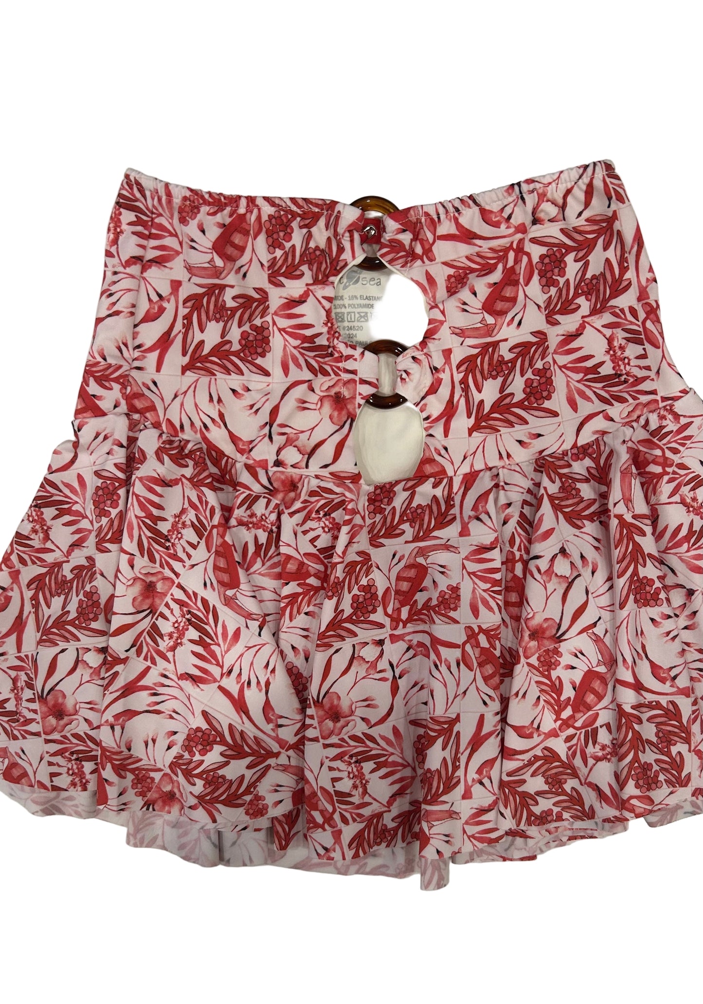 Planet Sea - Red Toucan Skirt