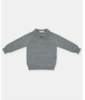 Martin Aranda - Grey Collared Sweater