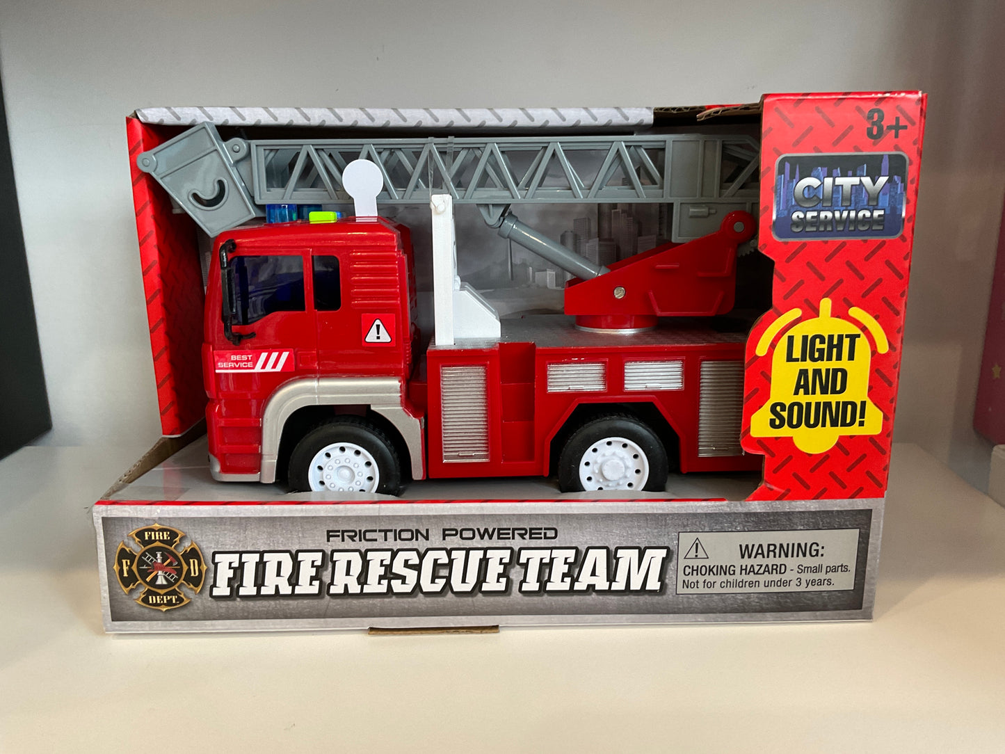 Master Toys-LIGHT AND SOUND FIRE TRUCK