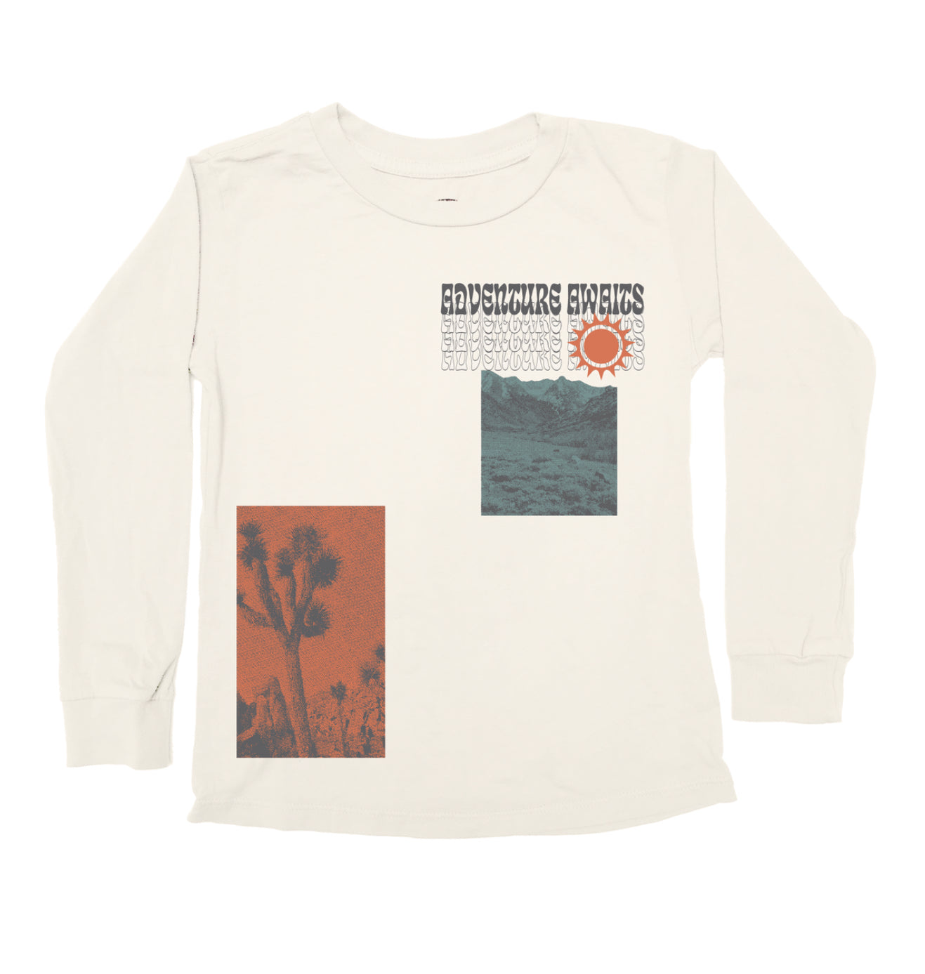 Tiny Whales - Adventure Awaits Long Sleeve Tee