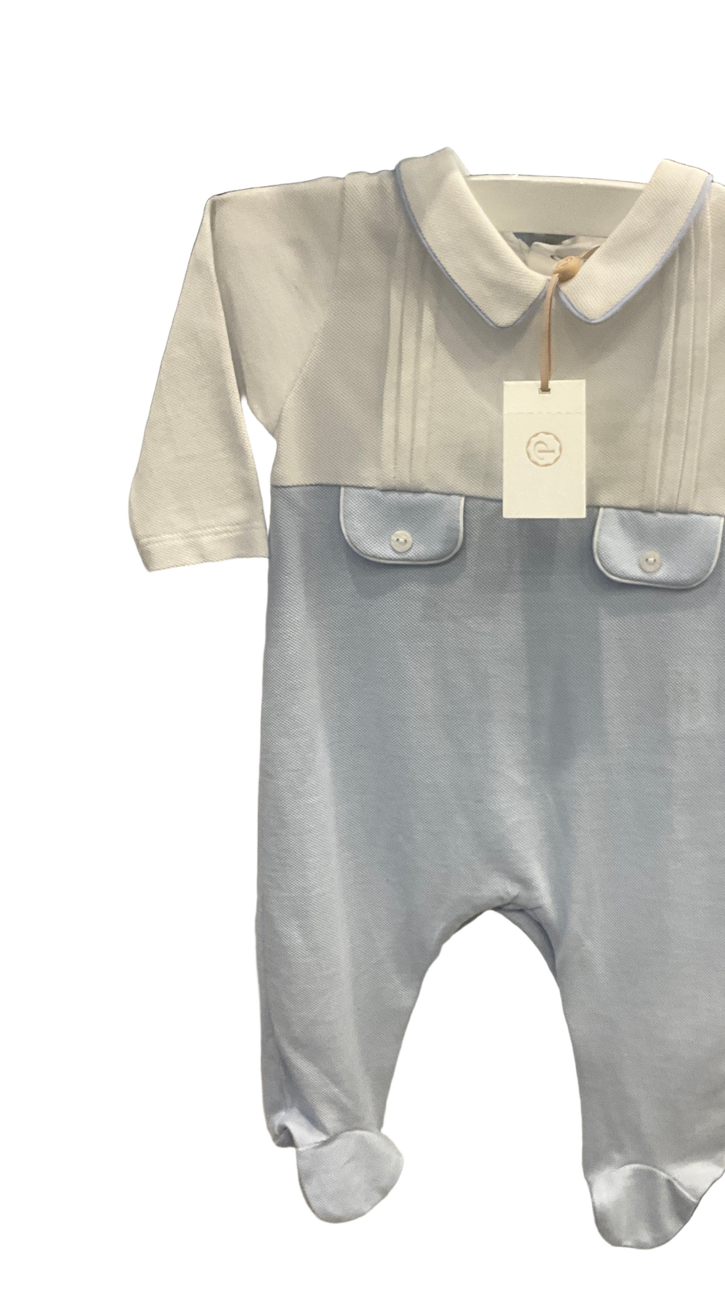 Patachou - White Baby Boy Babygrow