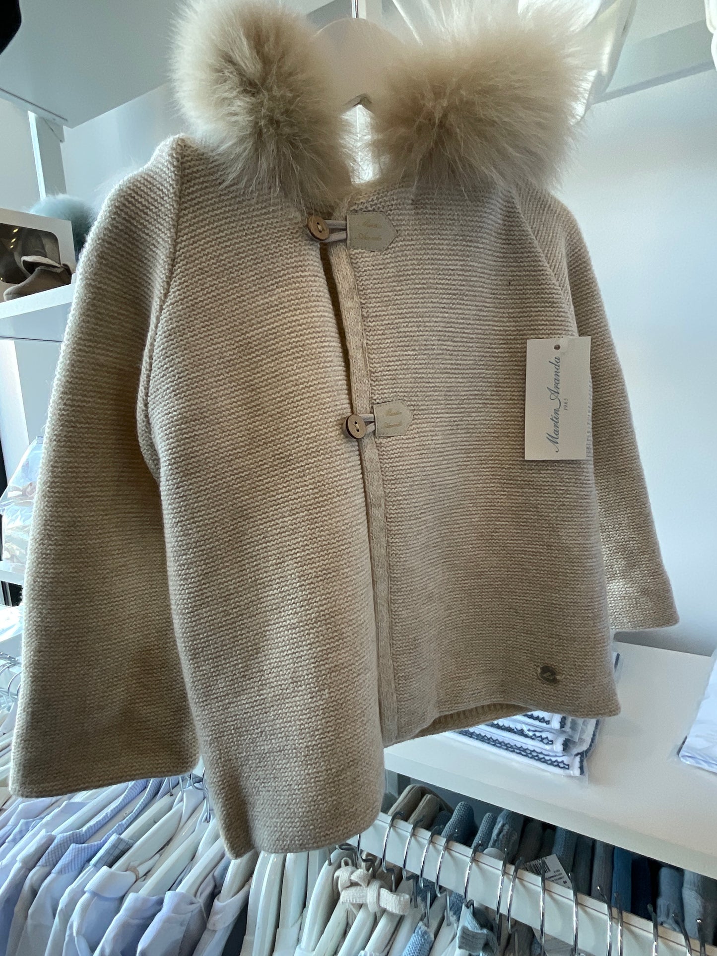 Martin Aranda Hooded Jacket wit Real Fur