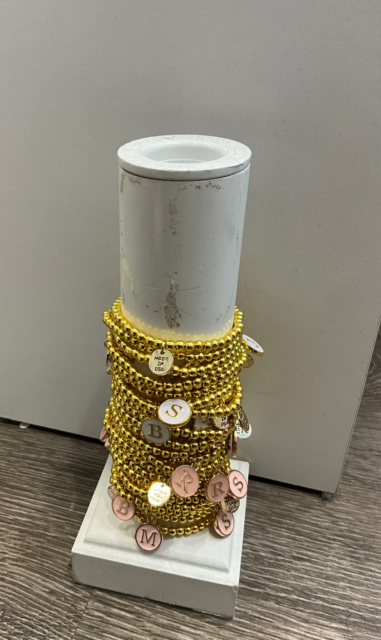 Little Miss Zoe - Gold Initial Bracelet