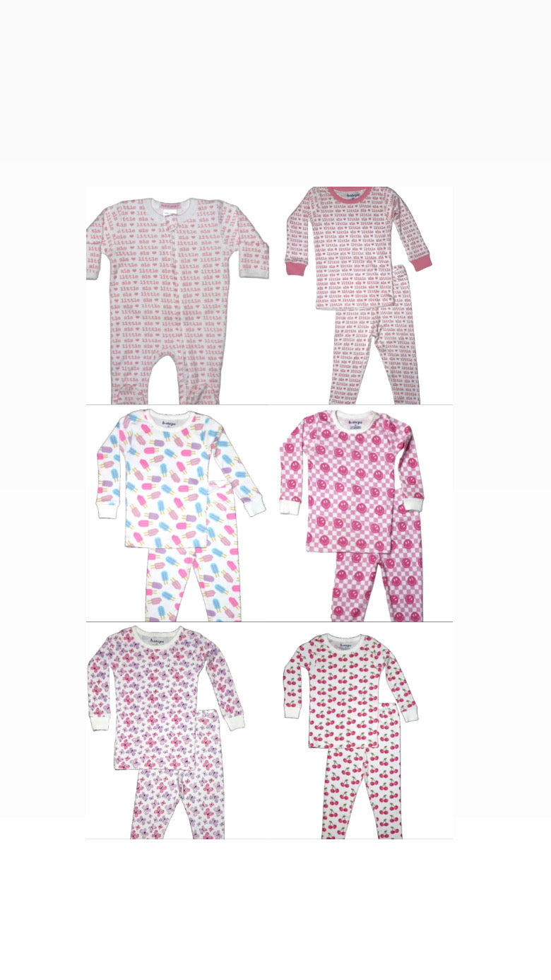 Baby steps girls pjs