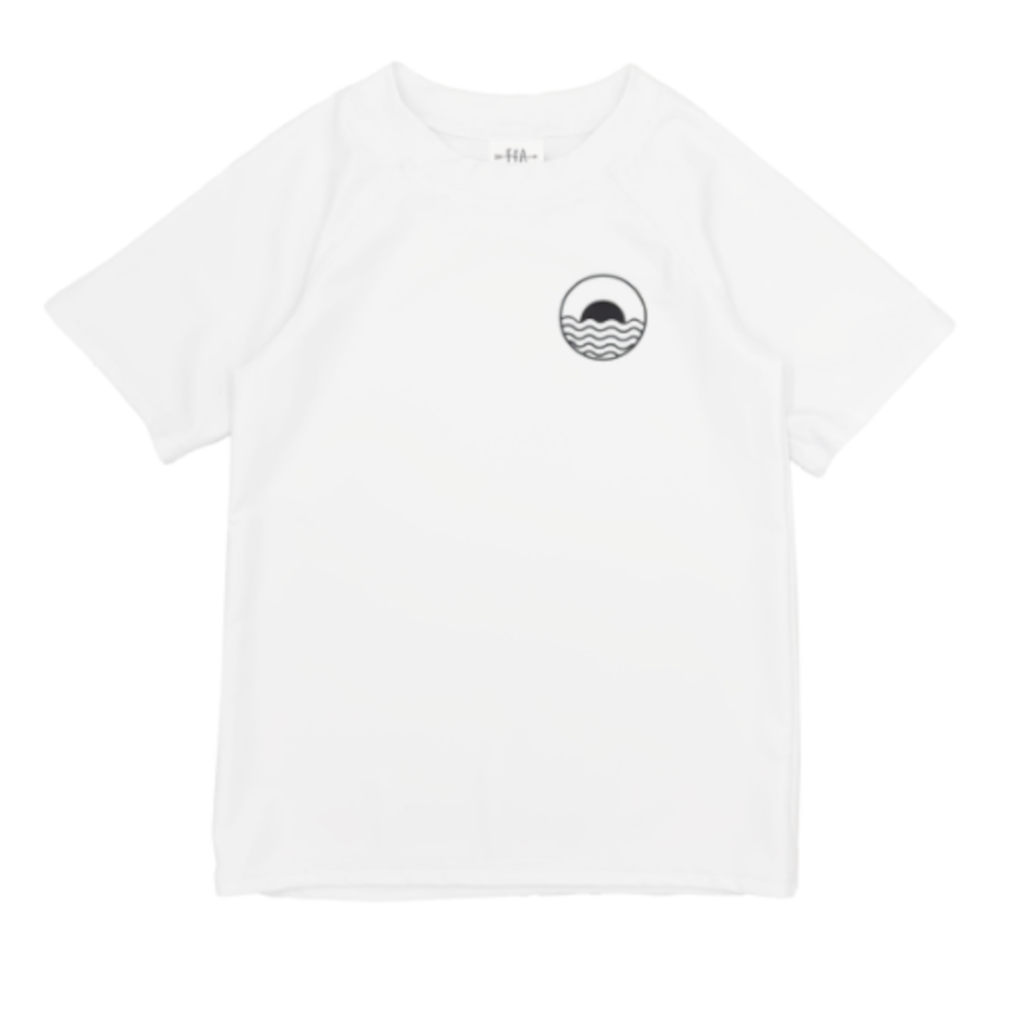 Feather 4 Arrow Kids Icon Rashguard White | LeTank NYC