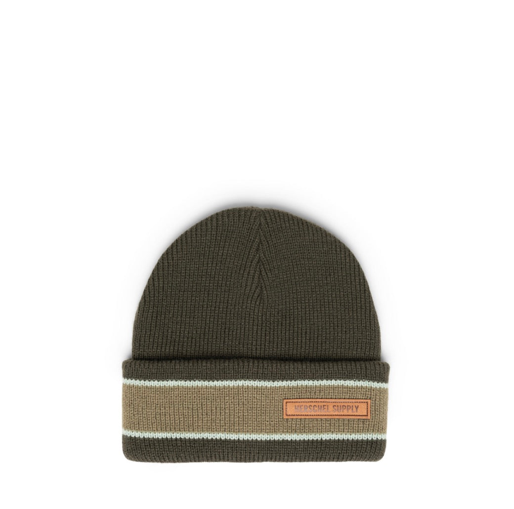Herschel - Elmer Ribbed Vintage Stripe Beanie, Rosin