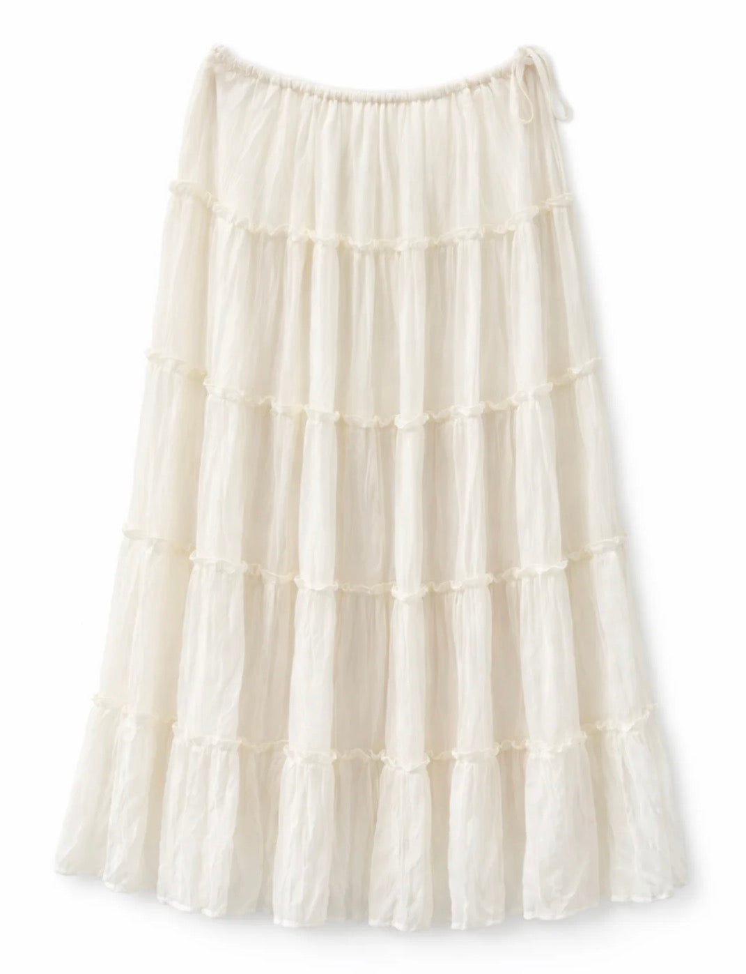 Katie J - Tween Carly Maxi Skirt, Vintage White