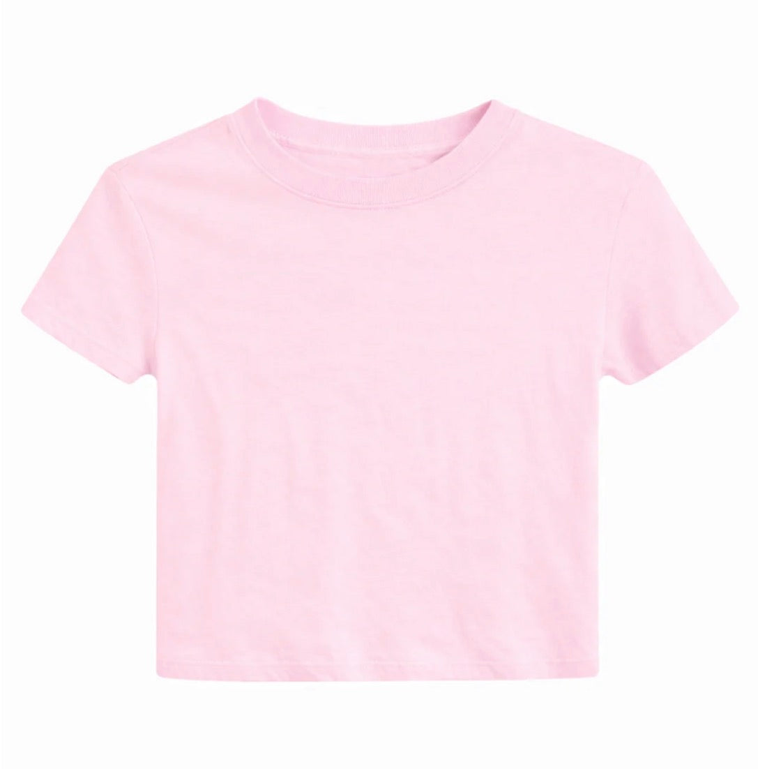 Katie J - Tween Fearless Tee, Baby Pink