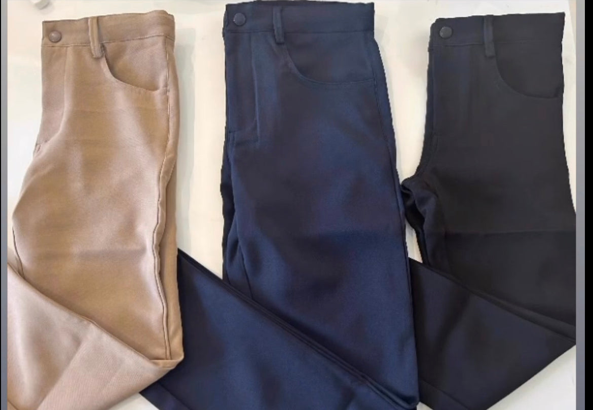 Leo and Zachary Kids' Knit Pants with Snap Buttons