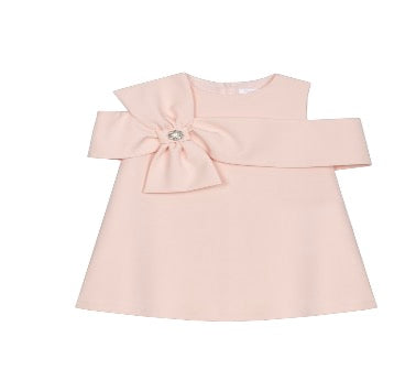 Patachou - Girls Bow Top, Salmon