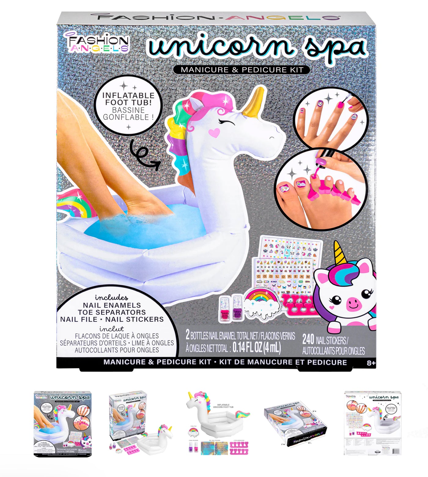 Fashion Angeles Unicorn Spa Pedicure Kit