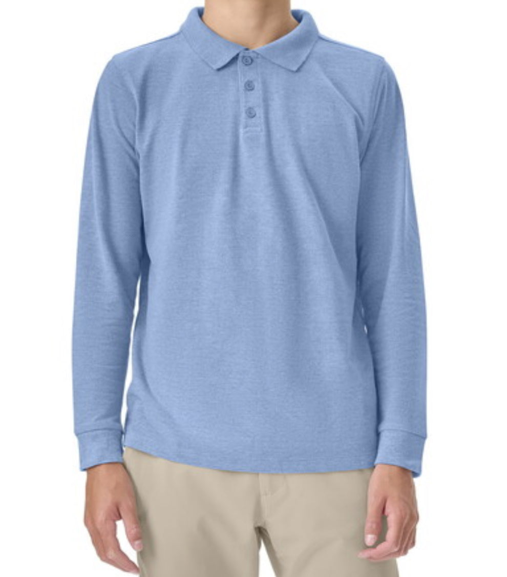 Classroom Boys Cotton Long Sleeve Polo