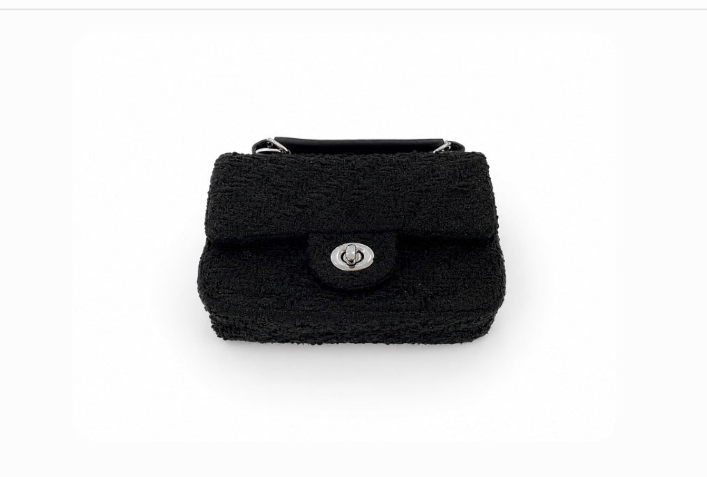 Ce Ce co- brown tweed crossbody bag