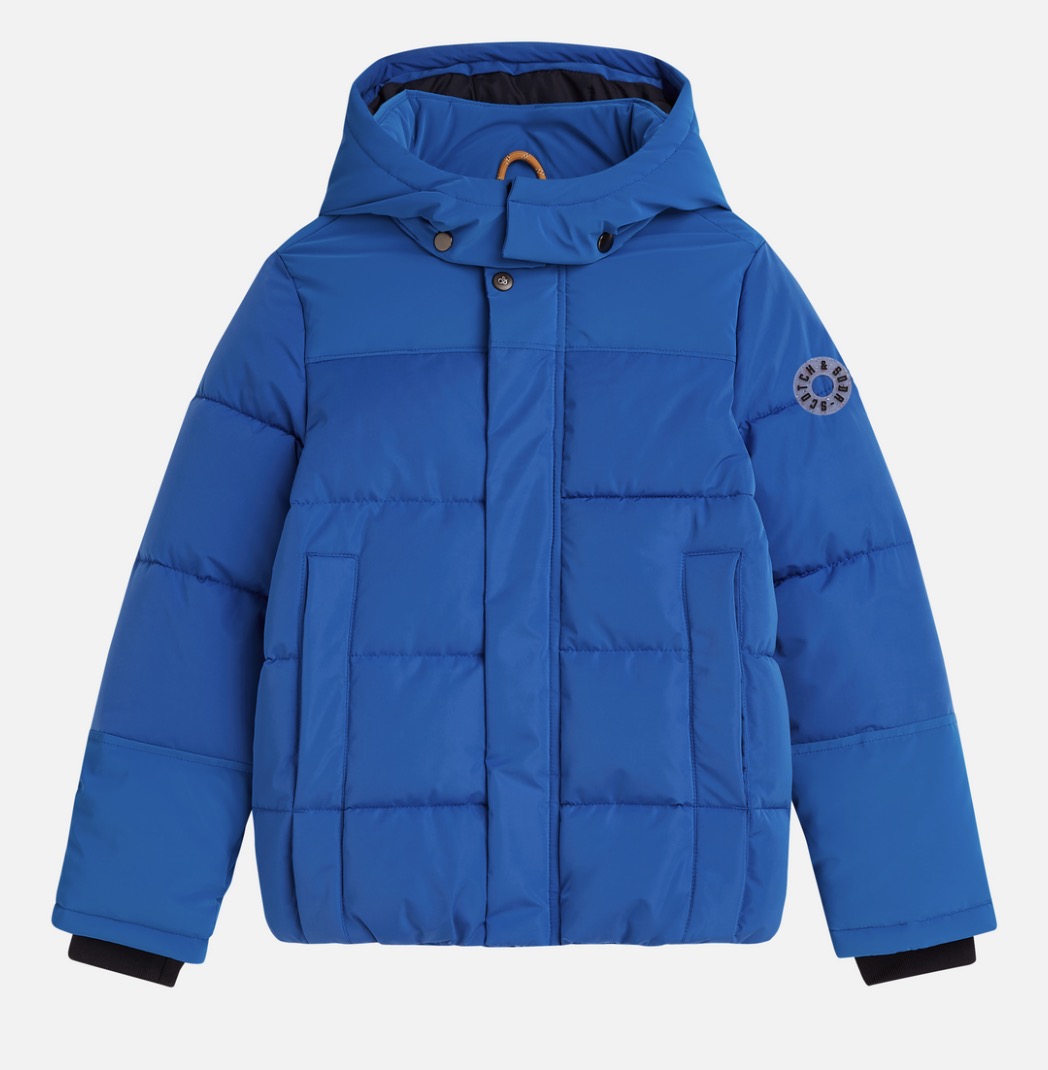 Scotch & Soda - Short Puffer Jacket, Strong Blue