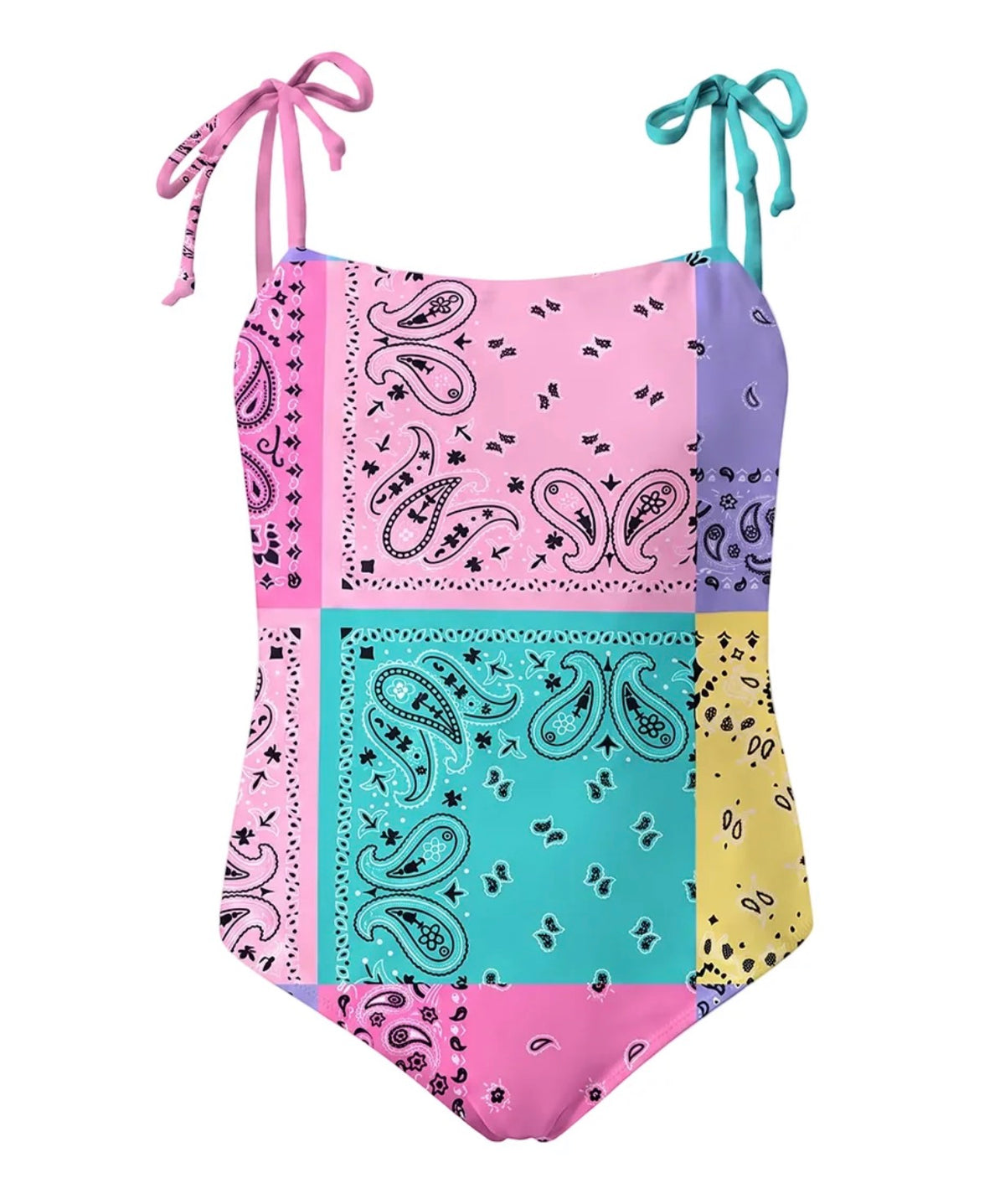 Marino - Vivi One Piece Swimsuit, Pastel Bandana
