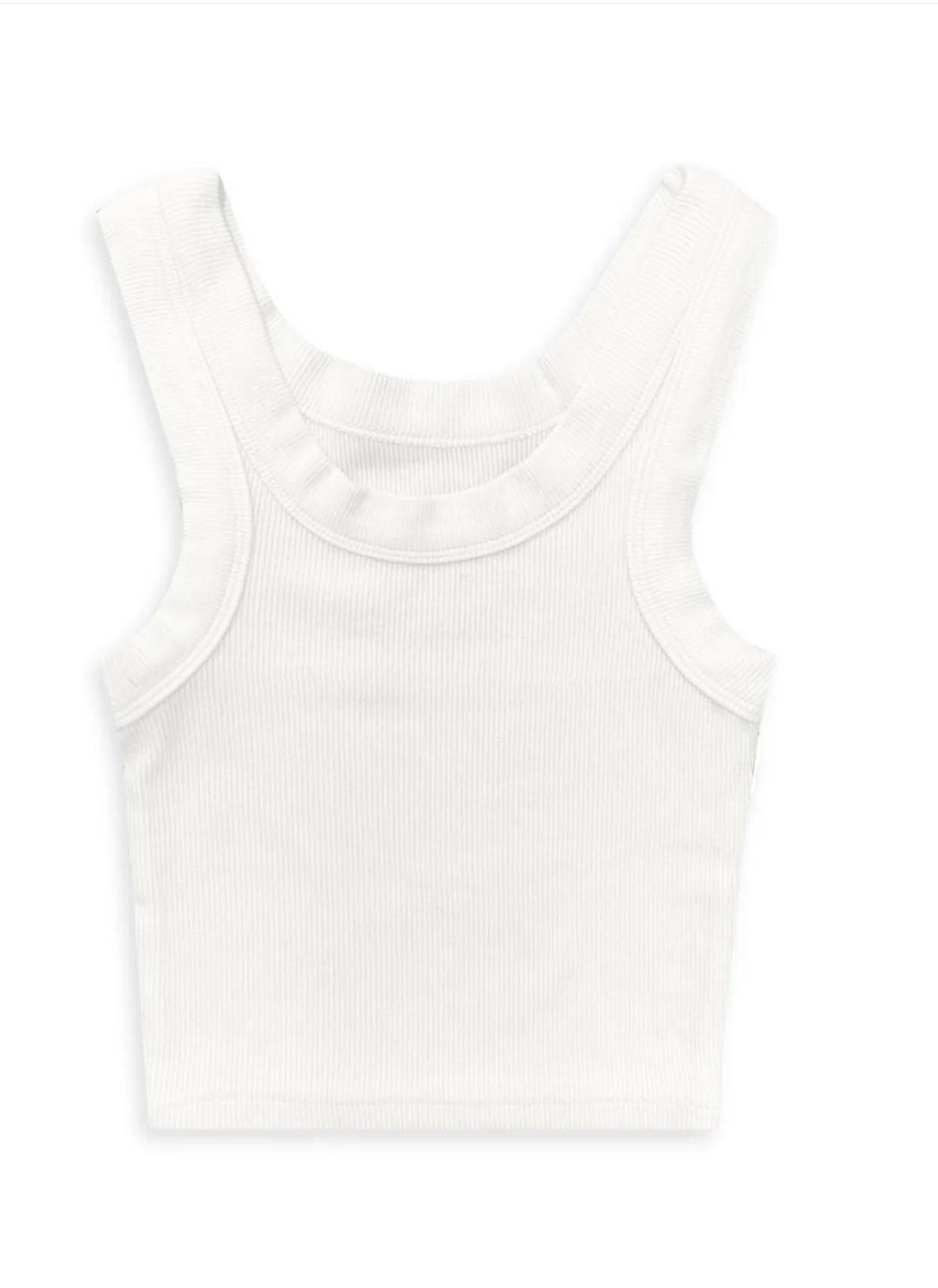 KatieJ NYC Tween Livi "2.0" White Tank | Summer Layer