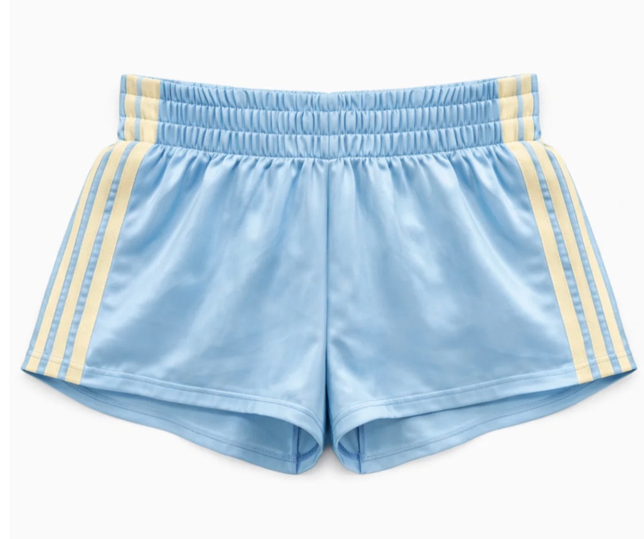Katie J - Jordyn Shorts, Baby Blue/Butter
