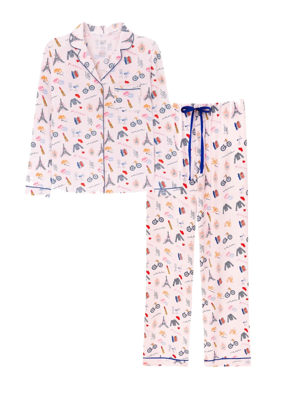 Katie J - Junior Maia Pant Set, Paris Print